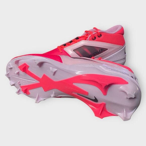 Nike Alpha Menace 4 Pro Racer Pink Football Cleats HJ4568-600 Mens size 10.5 New - Picture 9 of 10